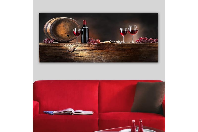 Canvasbillede YTY Food & Beverage Flerfarvet - 120x50 cm - Boligtilbehør - Billeder & kunst - Billeder på lærred