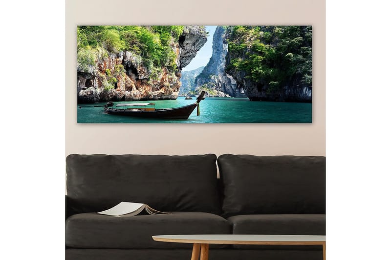 Canvasbillede YTY Landscape & Nature Flerfarvet - 120x50 cm - Boligtilbehør - Billeder & kunst - Billeder på lærred