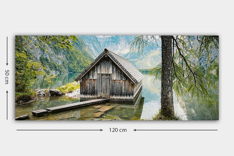 Canvasbillede YTY Landscape & Nature Flerfarvet - 120x50 cm - Boligtilbehør - Billeder & kunst - Billeder på lærred