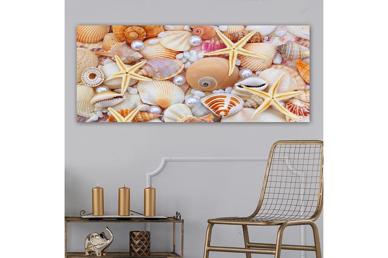 Canvasbillede YTY Nautical & Beach Flerfarvet - 120x50 cm - Boligtilbehør - Billeder & kunst - Billeder på lærred