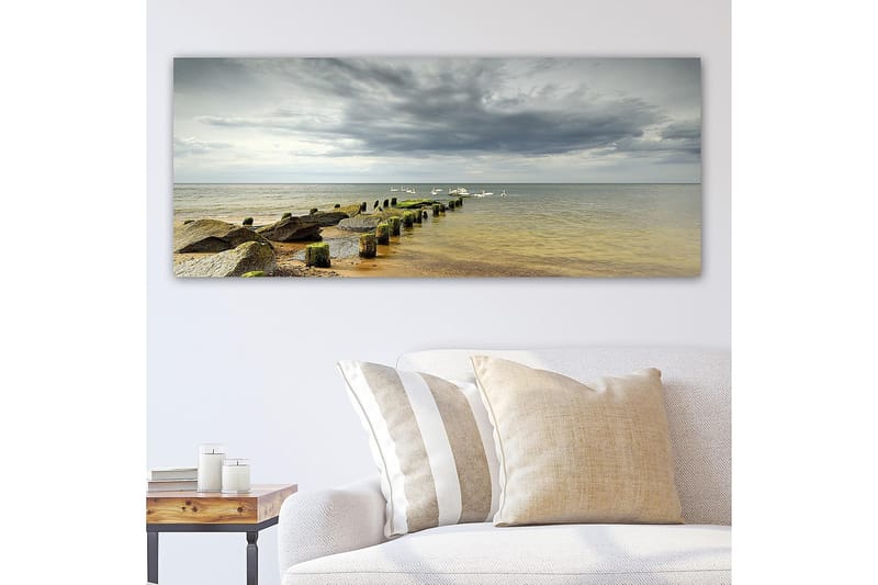 Canvasbillede YTY Nautical & Beach Flerfarvet - 120x50 cm - Boligtilbehør - Billeder & kunst - Billeder på lærred