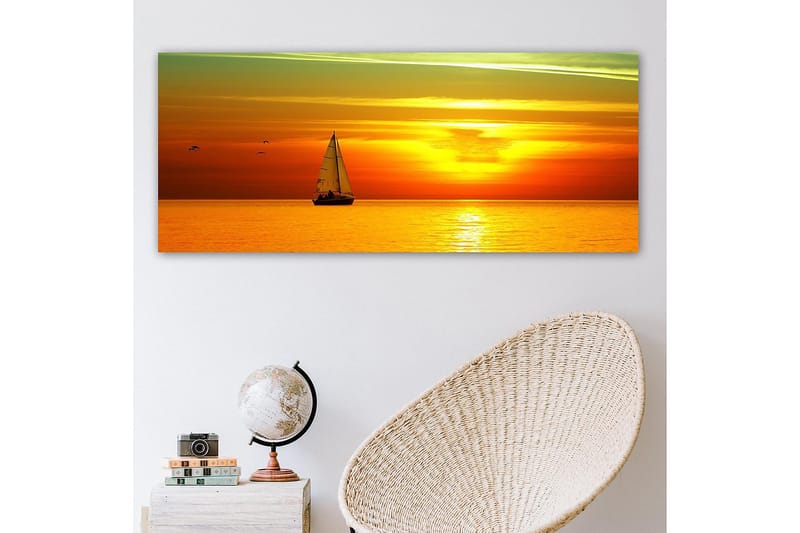 Canvasbillede YTY Nautical & Beach Flerfarvet - 120x50 cm - Boligtilbehør - Billeder & kunst - Billeder på lærred