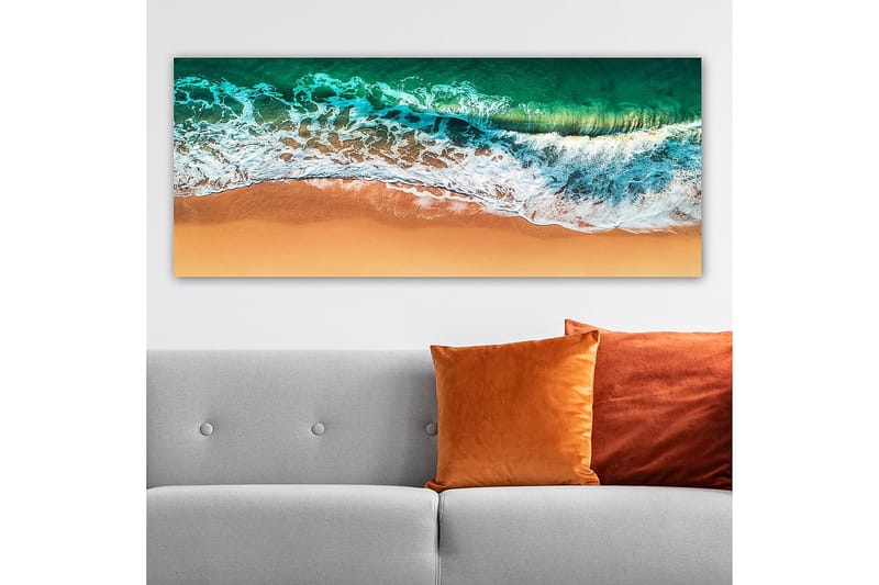 Canvasbillede YTY Nautical & Beach Flerfarvet - 120x50 cm - Boligtilbehør - Billeder & kunst - Billeder på lærred