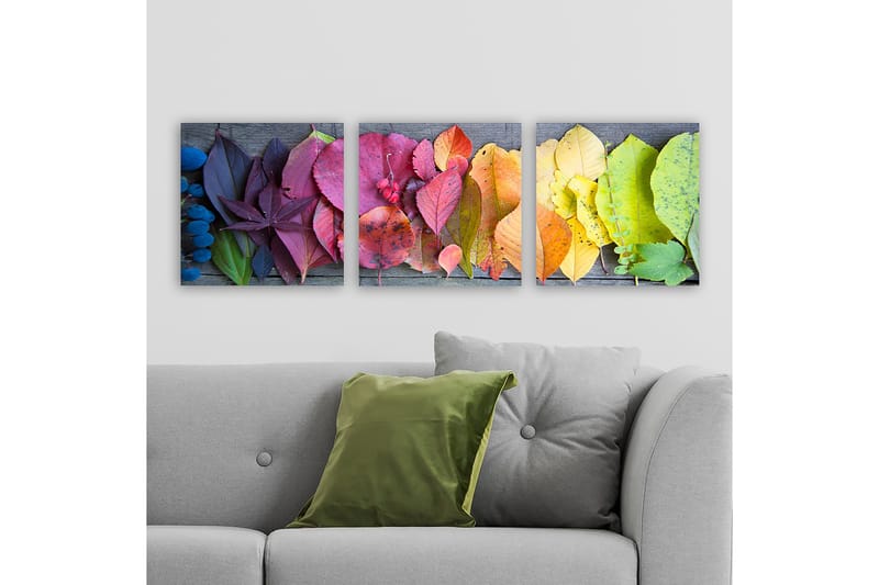 Decorative Canvas Painting (3 Pieces) 30x30 - Boligtilbehør - Billeder & kunst - Billeder på lærred