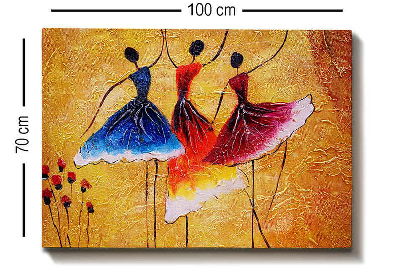 Decorative Canvas Painting 70x100 - Boligtilbehør - Billeder & kunst - Billeder på lærred