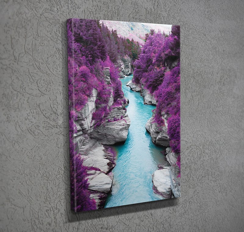 Dekorativ Canvasbillede 30x40 cm - Flerfarvet - Boligtilbehør - Billeder & kunst - Billeder på lærred