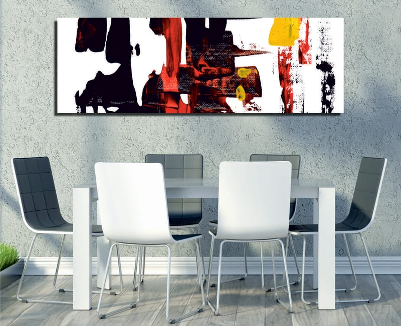 Dekorativ Canvasbillede 30x80 cm - Flerfarvet - Boligtilbehør - Billeder & kunst - Billeder på lærred