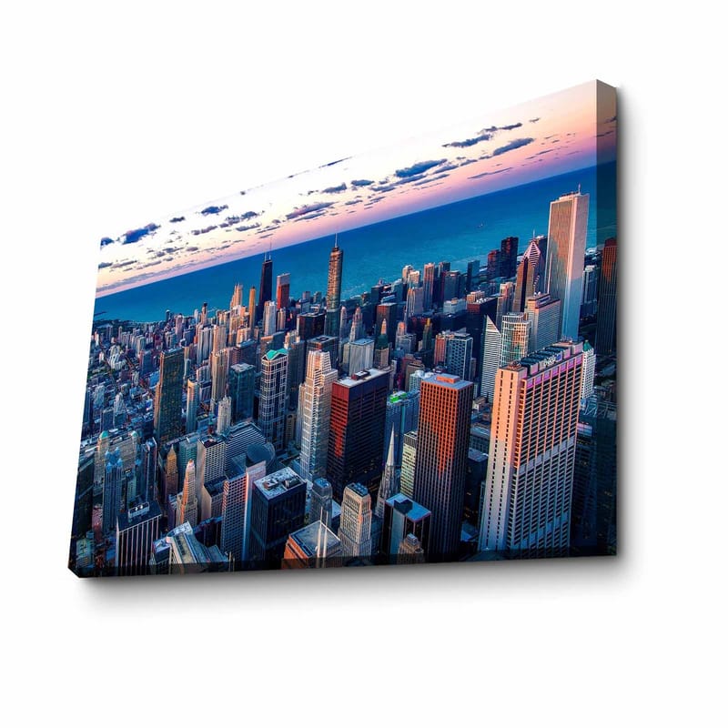 Dekorativ Canvasbillede 45x70 cm - Flerfarvet - Billeder på lærred
