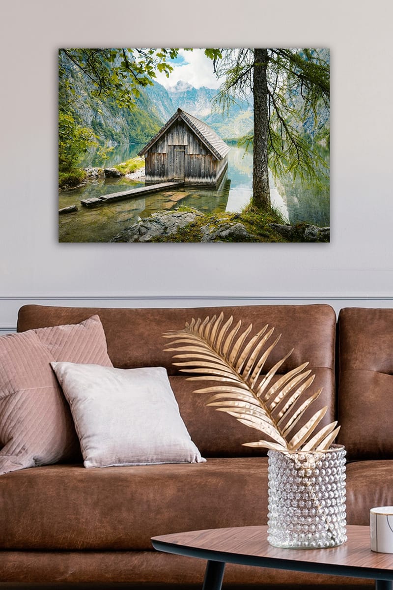 Dekorativ Canvasbillede 50x70 cm - Flerfarvet - Boligtilbehør - Billeder & kunst - Billeder på lærred