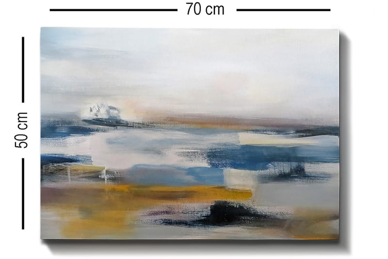 Dekorativ Canvasbillede 50x70 cm - Flerfarvet - Boligtilbehør - Billeder & kunst - Billeder på lærred