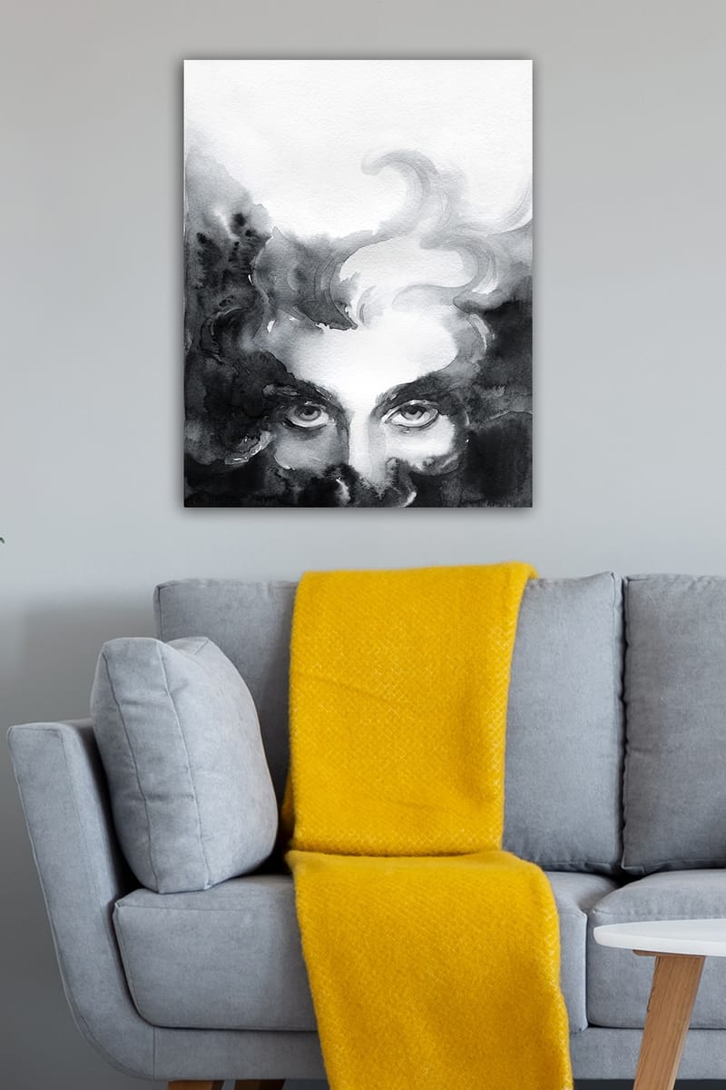 Dekorativ Canvasbillede 50x70 cm - Flerfarvet - Boligtilbehør - Billeder & kunst - Billeder på lærred