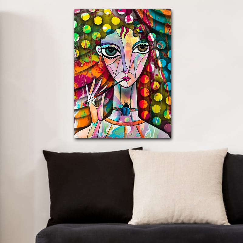 Dekorativ Canvasbillede 70x100 cm - Flerfarvet - Boligtilbehør - Billeder & kunst - Billeder på lærred