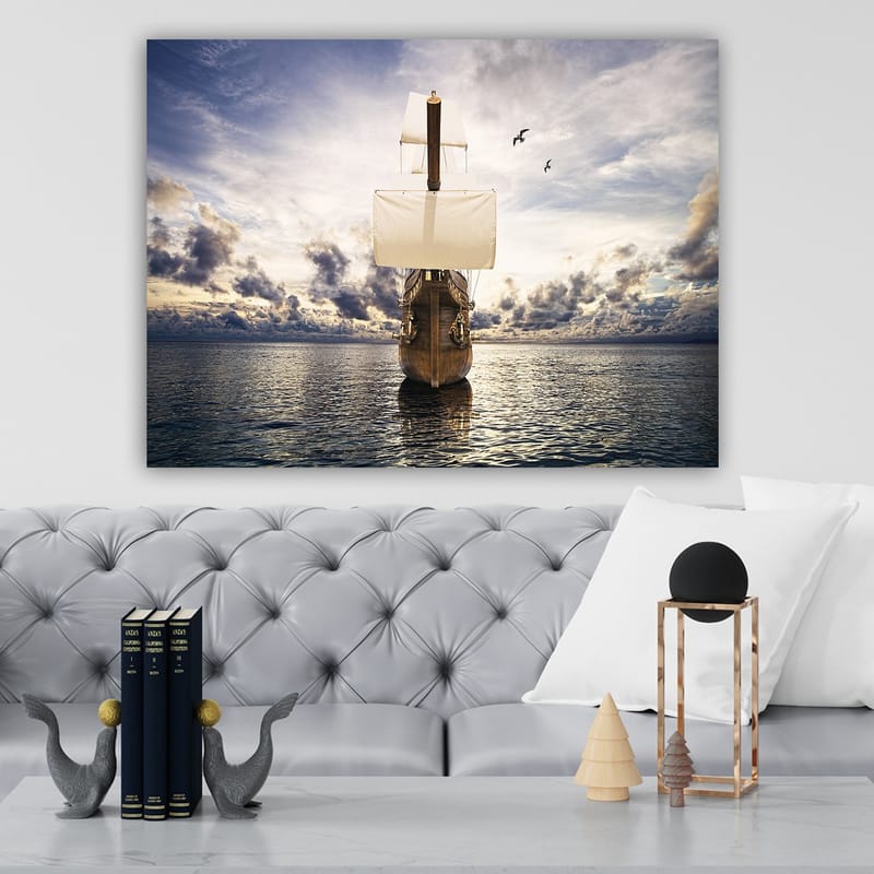 Dekorativ Canvasbillede 70x100 cm - Flerfarvet - Boligtilbehør - Billeder & kunst - Billeder på lærred