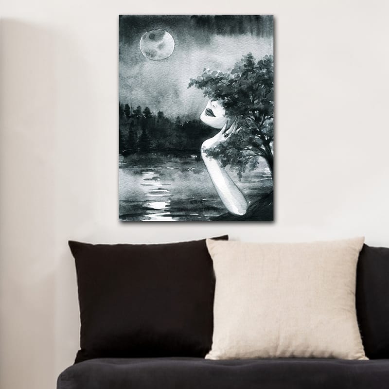 Dekorativ Canvasbillede 70x100 cm - Flerfarvet - Boligtilbehør - Billeder & kunst - Billeder på lærred