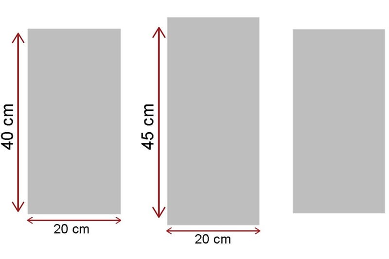 Dekorativt Canvas Maleri 3 Dele - Flerfarvet - Boligtilbehør - Billeder & kunst - Billeder på lærred