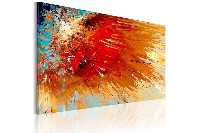 Kanvasbillede Explosion 90x60 cm - Artgeist sp. z o. o. - Boligtilbehør - Billeder & kunst - Billeder på lærred