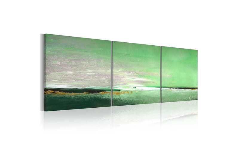 Kanvasbillede Hav - Grøn kyst 150x50 cm - Artgeist sp. z o. o. - Boligtilbehør - Billeder & kunst - Billeder på lærred