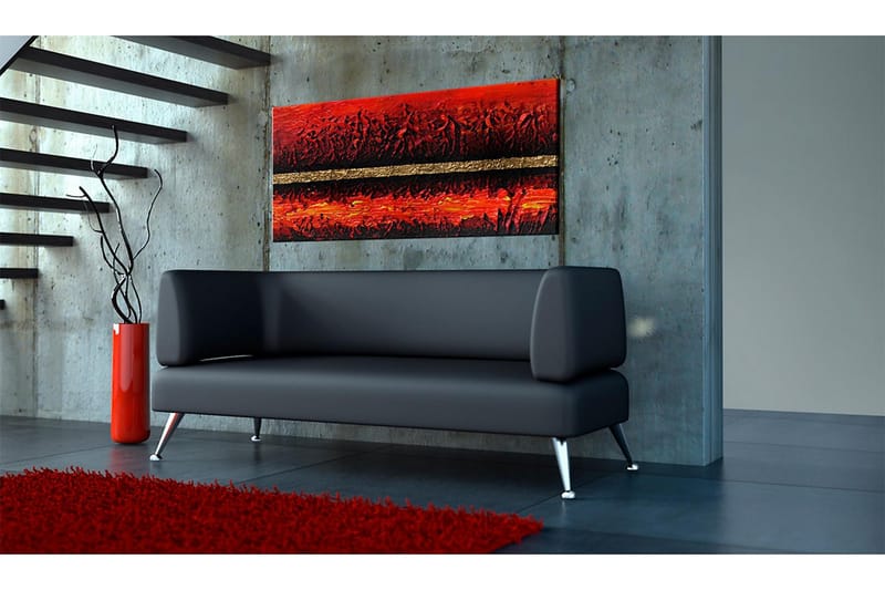 Kanvasbillede Vulkan udbrud 100x40 cm - Artgeist sp. z o. o. - Boligtilbehør - Billeder & kunst - Billeder på lærred