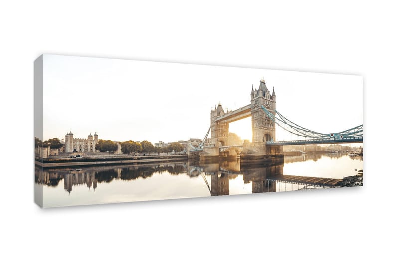 London Tower Bridge Billede 60x150 cm - Multifarvet - Billeder på lærred - Børnebilleder