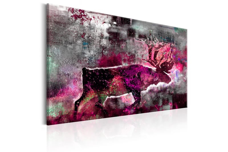 Maleri Ruby Caribou 60x40 - Artgeist sp. z o. o. - Boligtilbehør - Billeder & kunst - Billeder på lærred