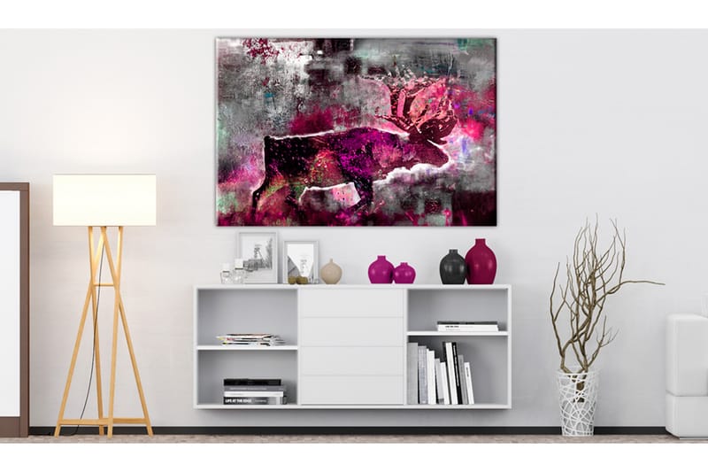 Maleri Ruby Caribou 60x40 - Artgeist sp. z o. o. - Boligtilbehør - Billeder & kunst - Billeder på lærred