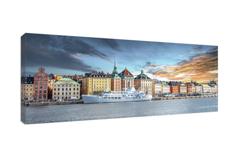 Stockholm Gamla 60x150 cm - Multifarvet - Billeder på lærred - Børnebilleder