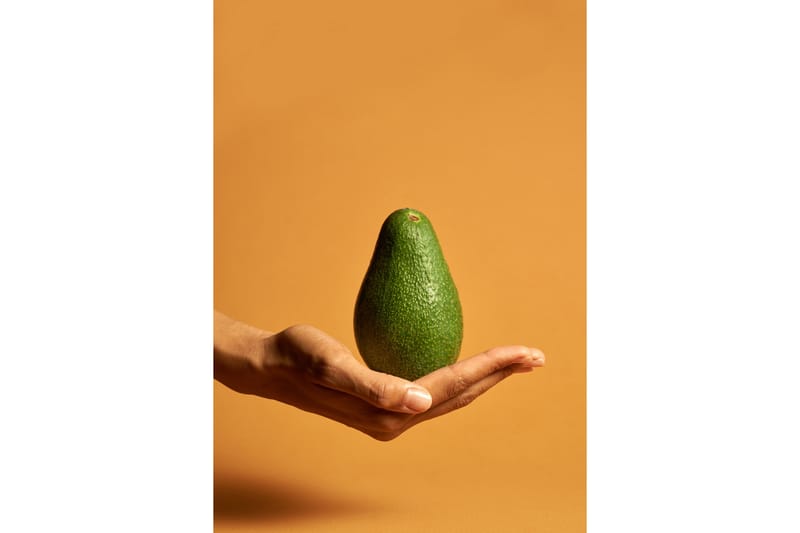 Poster Avocado 21x30 cm - Oransje/Grønn - Boligtilbehør - Billeder & kunst - Posters & plakater