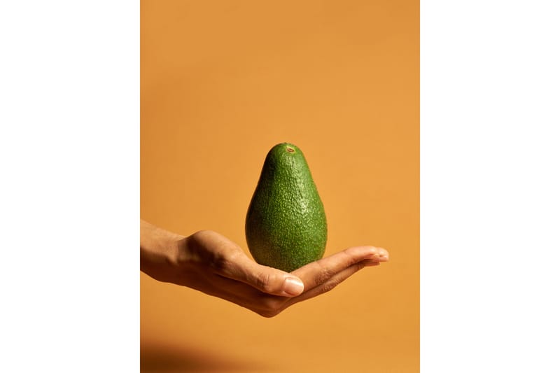 Poster Avocado 30x40 cm - Oransje/Grønn - Boligtilbehør - Billeder & kunst - Posters & plakater