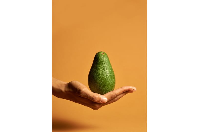 Poster Avocado 50x70 cm - Oransje/Grønn - Boligtilbehør - Billeder & kunst - Posters & plakater