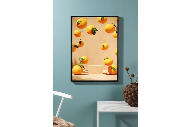 Poster Lemons 50x70 cm - Beige - Boligtilbehør - Billeder & kunst - Posters & plakater