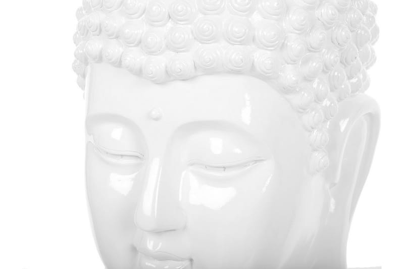 Buddha Figur 24 | 24 | 41 cm - Hvid - Boligtilbehør - Dekoration