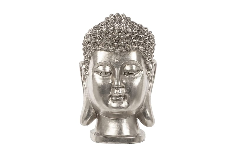 Buddha Figur 24 | 24 | 41 cm - Sølv - Boligtilbehør - Dekoration