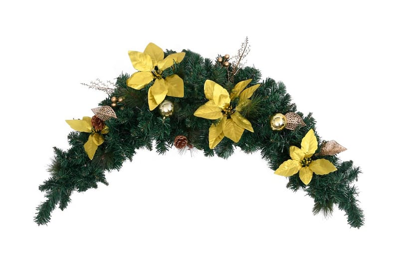 Julebue Med Led-Lys Grøn 90 cm Pvc - Boligtilbehør - Dekoration - Festdekoration