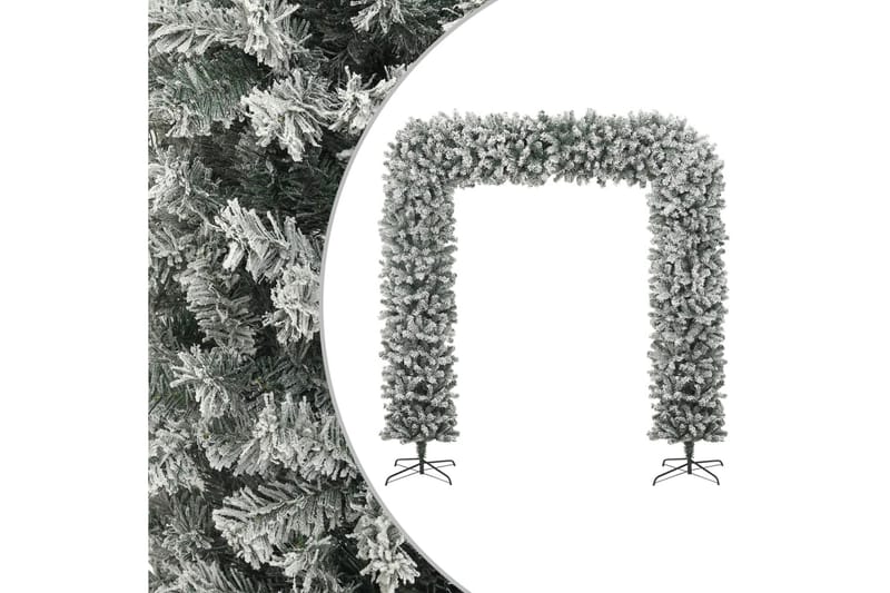 beBasic juleguirlande med sne buefacon 240 cm - Plastik juletræ