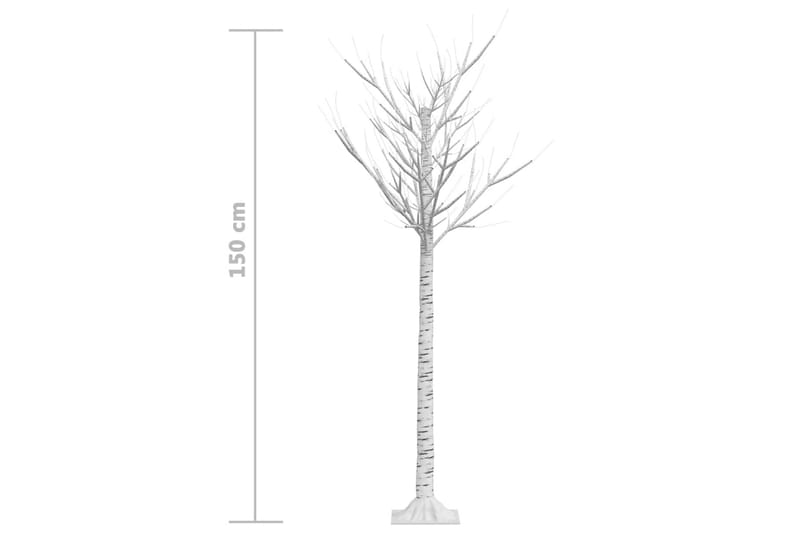 juletræ 1,5 m 140 LED'er inde/ude piletræ blåt lys - Boligtilbehør - Julepynt & højtidsdekorationer - Juelpynt og juledekoration - Plastik juletræ