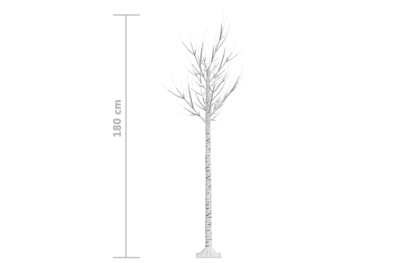 juletræ 1,8 m 180 LED'er inde/ude piletræ blåt lys - Boligtilbehør - Julepynt & højtidsdekorationer - Juelpynt og juledekoration - Plastik juletræ