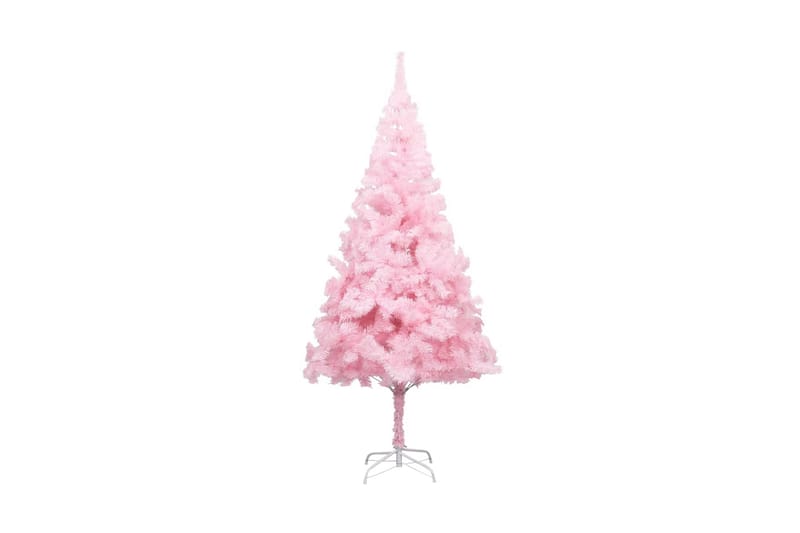 Kunstigt Juletræ Med Fod 213 cm Pvc Pink - Boligtilbehør - Julepynt & højtidsdekorationer - Juelpynt og juledekoration - Plastik juletræ