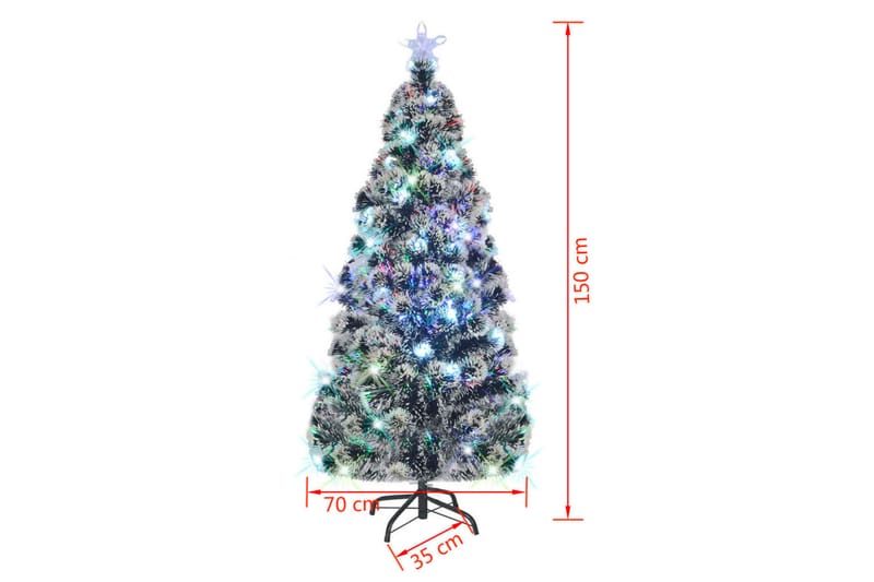 Kunstigt Juletræ Med Fod/Led 150 Cm 170 Grene - Grøn - Boligtilbehør - Julepynt & højtidsdekorationer - Juelpynt og juledekoration - Plastik juletræ