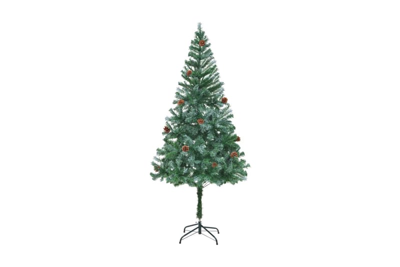 Kunstigt Juletræ Med Grankogler 180 Cm - Grøn - Plastik juletræ
