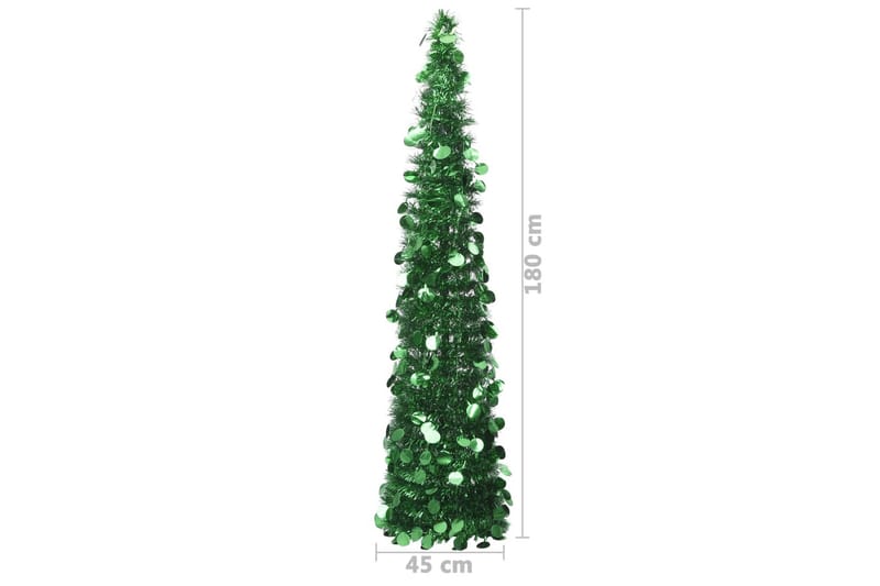 Kunstigt Juletræ Med Pop-Op-Funktion 180 cm Pet Grøn - Boligtilbehør - Julepynt & højtidsdekorationer - Juelpynt og juledekoration - Plastik juletræ