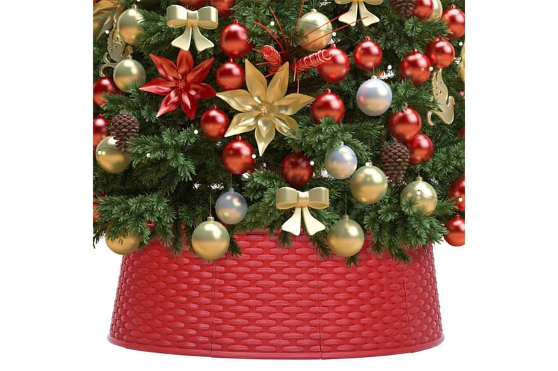 skjuler til juletræsfod 54x19,5 cm rød - Rød - Juelpynt og juledekoration - Juletræspynt & julekugler