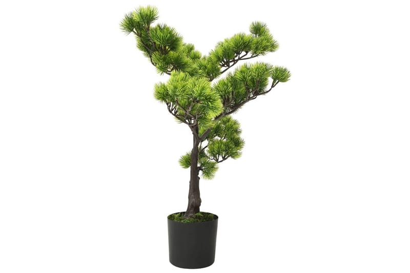 kunstigt pinus-bonsaitræ med potte 60 cm grøn - Grøn - Boligtilbehør - Kunstige planter