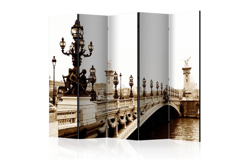 Rumdeler - Alexander III Bridge, Paris II 225x172 - Artgeist sp. z o. o. - Boligtilbehør - Rumdelere - Foldeskærm