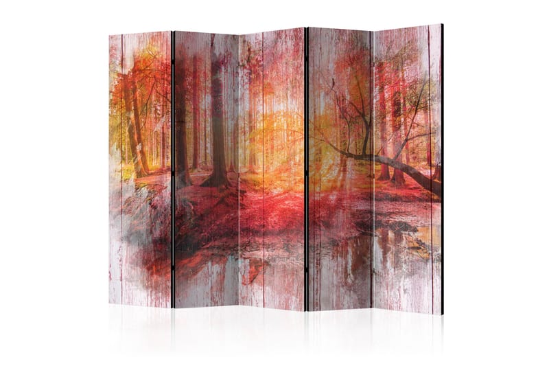 Rumdeler Autumnal Forest II 225x172 cm - Artgeist sp. z o. o. - Boligtilbehør - Rumdelere - Foldeskærm