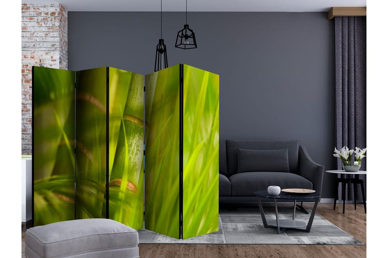 Rumdeler Bamboo - Nature Zen II 225x172 cm - Artgeist sp. z o. o. - Boligtilbehør - Rumdelere - Foldeskærm