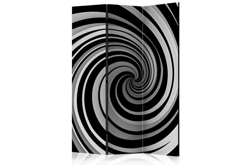 Rumdeler - Black and white swirl 135x172 - Artgeist sp. z o. o. - Boligtilbehør - Rumdelere - Foldeskærm