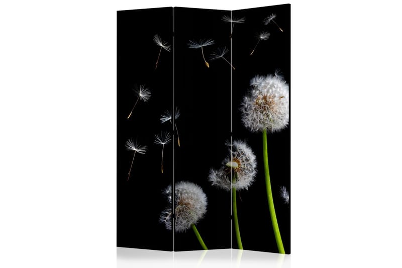 Rumdeler - Dandelions in the wind 135x172 - Artgeist sp. z o. o. - Boligtilbehør - Rumdelere - Foldeskærm