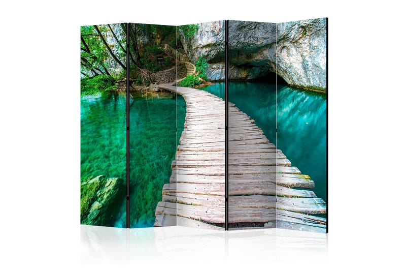 Rumdeler Emerald Lake 225x172 - Artgeist sp. z o. o. - Foldeskærm - Rumdelere