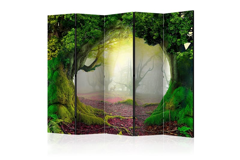 Rumdeler - Enchanted forest II 225x172 - Artgeist sp. z o. o. - Boligtilbehør - Rumdelere - Foldeskærm