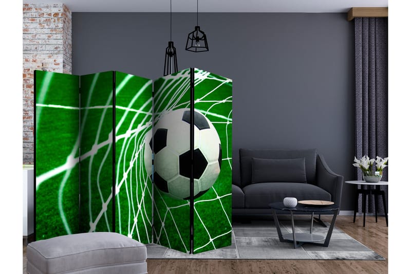 Rumdeler - Goal! II 225x172 - Artgeist sp. z o. o. - Boligtilbehør - Rumdelere - Foldeskærm